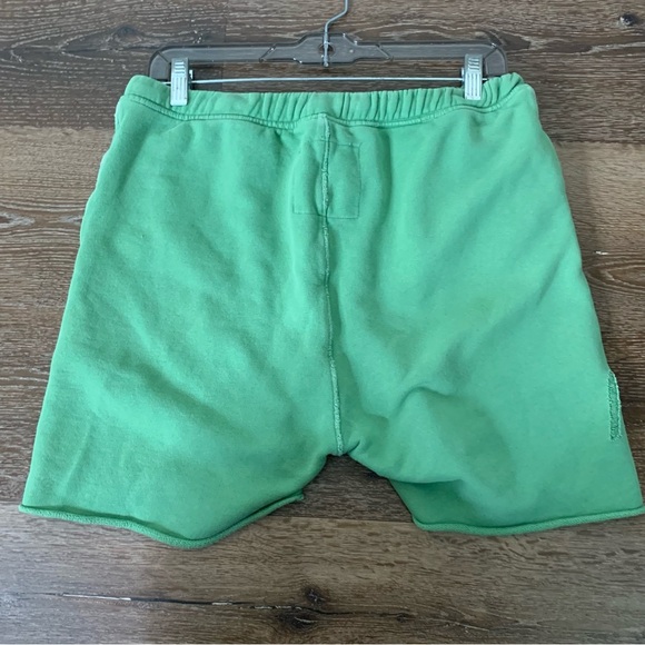 Frank & Eileen Tee lab Womens green drawstring distressed sweat shorts L - Picture 6 of 12